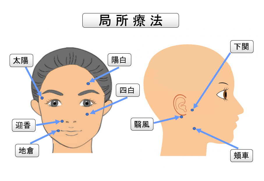 顔面のツボ